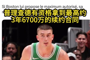 凯尔特人替补控卫普里查德将有资格获得最高约3年6700万续约合同